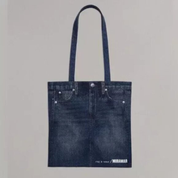 BNWT Rag & Bone This Is Not Denim Miramar Tote Bag - Picture 3 of 6
